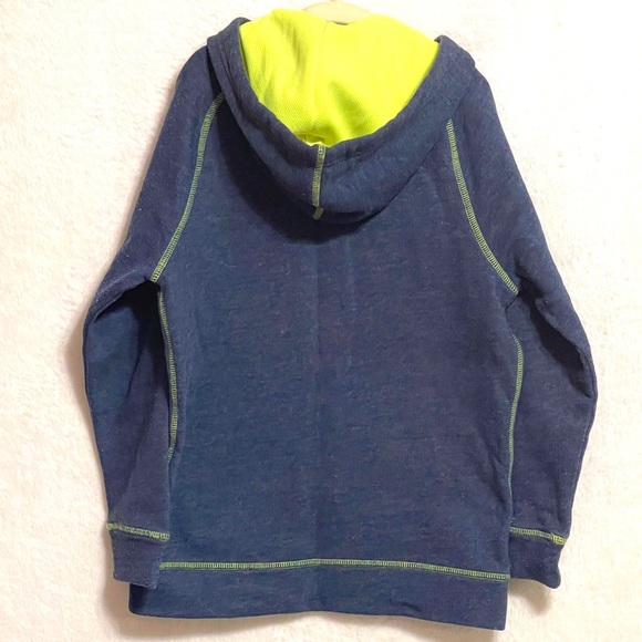 TEK GEAR Boys Zip Front Blue Hoodie, Size Small - Picture 2 of 3